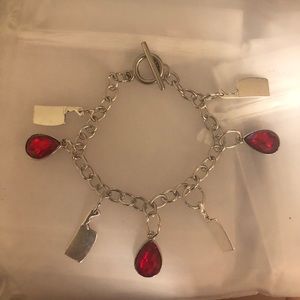 Cleaver charm bracelet